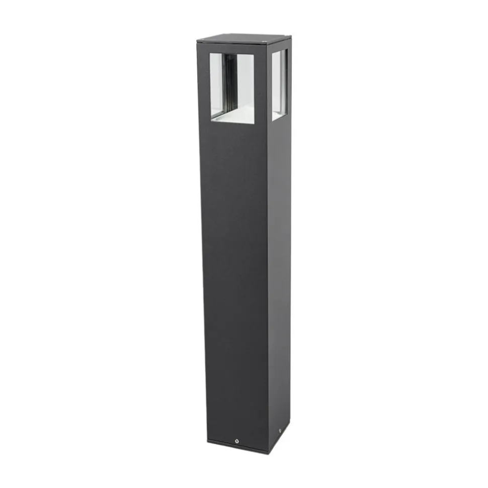 Lucande LED-gadelampe Nicola, 65 cm, antracit, P54