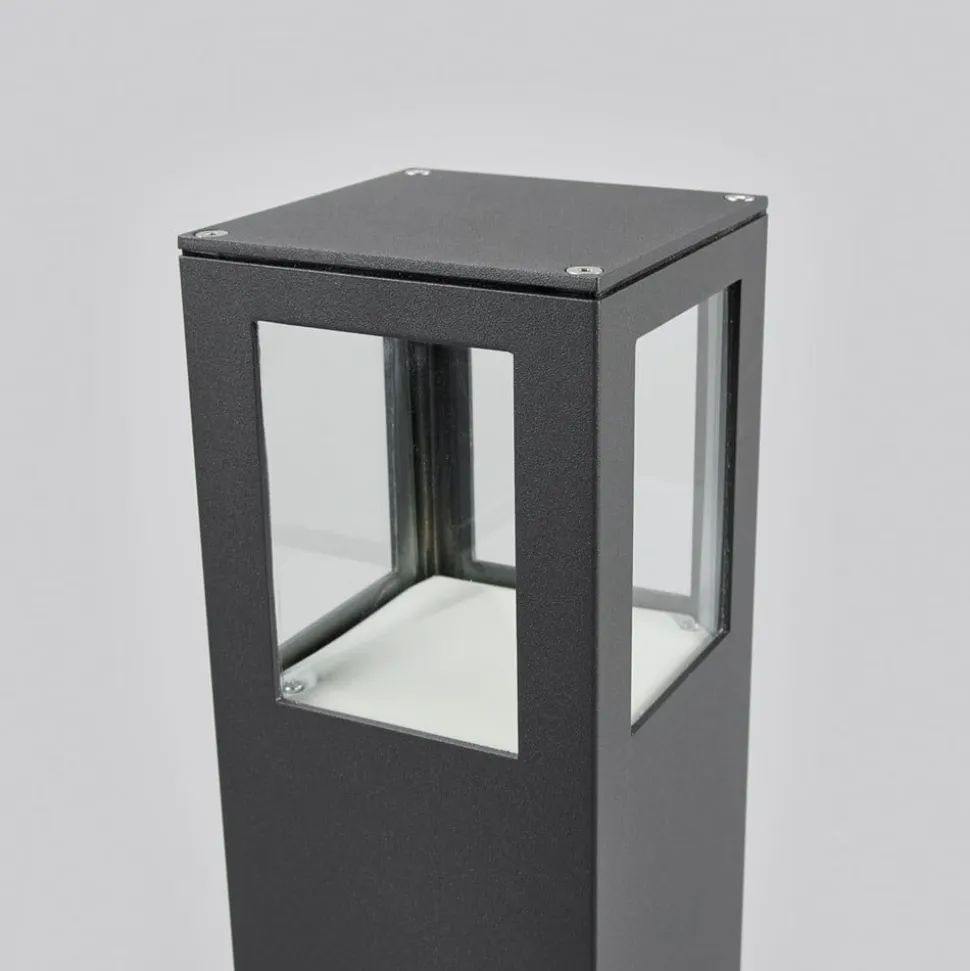 Lucande LED-gadelampe Nicola, 65 cm, antracit, P54