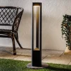 Lucande LED-gadelampe Pirron, 80 cm, trekantet, IP54