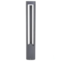 Lucande LED-gadelampe Pirron, 80 cm, trekantet, IP54