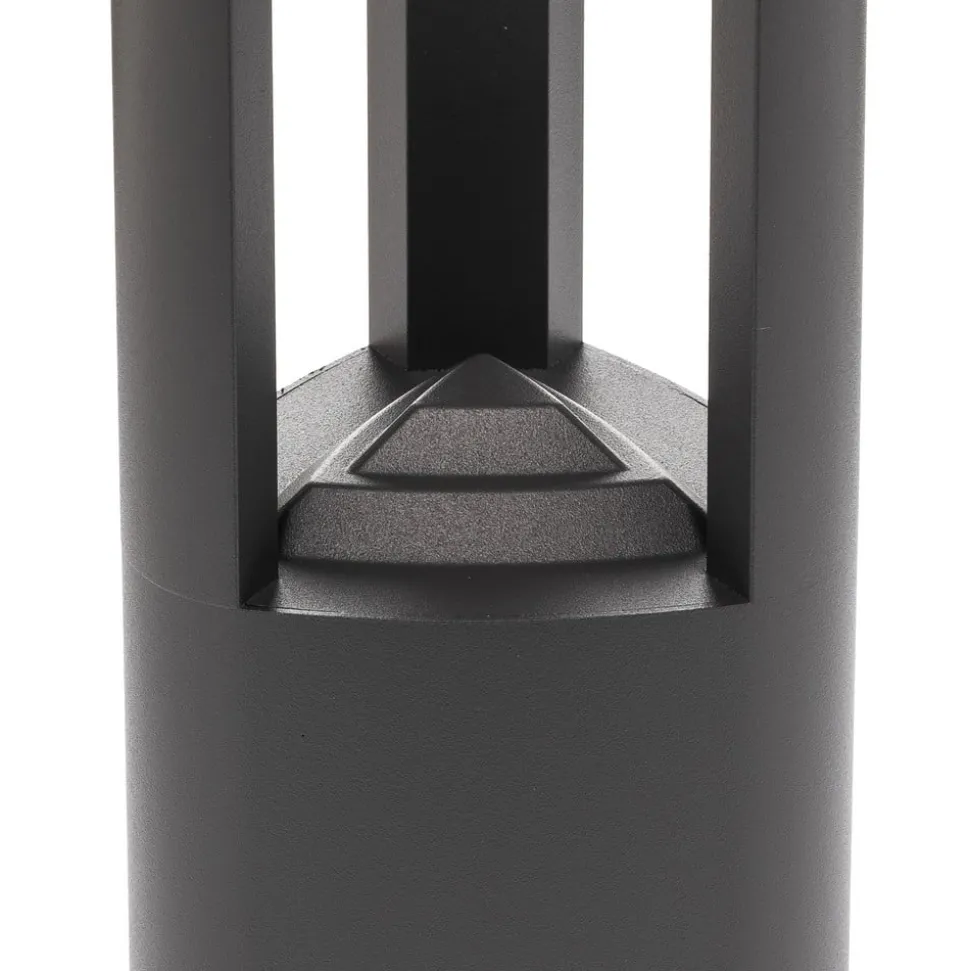 Lucande LED-gadelampe Pirron, 80 cm, trekantet, IP54