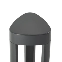 Lucande LED-gadelampe Pirron, højde 80 cm, stikkontakt, IP54