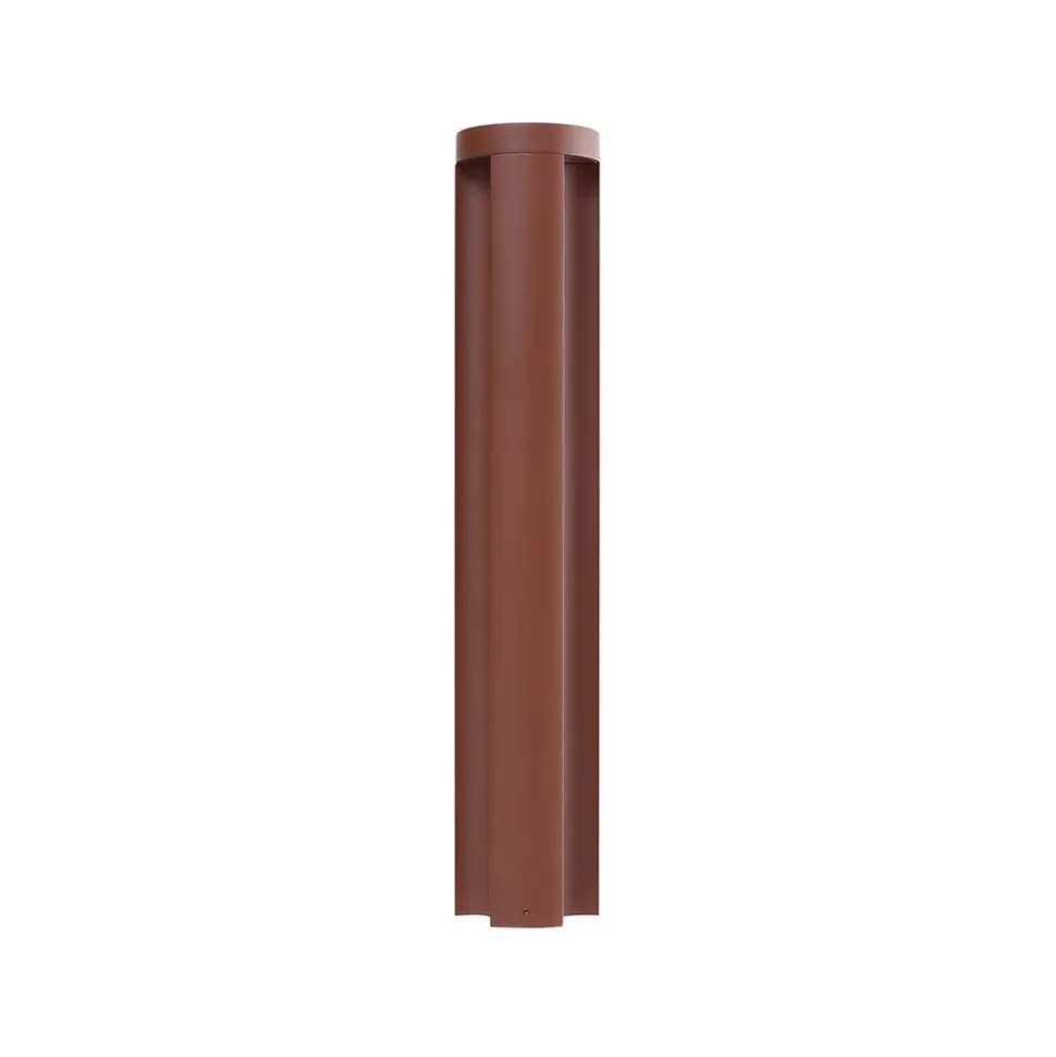 Lucande LED-gadelampe Raiku, rustfarvet, aluminium, 65 cm