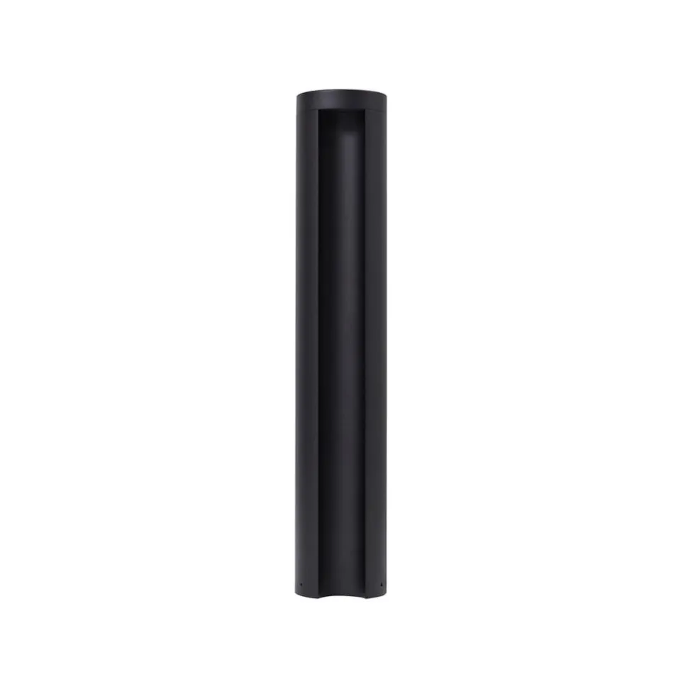 Lucande LED-gadelampe Raiku, sort, aluminium, 65 cm