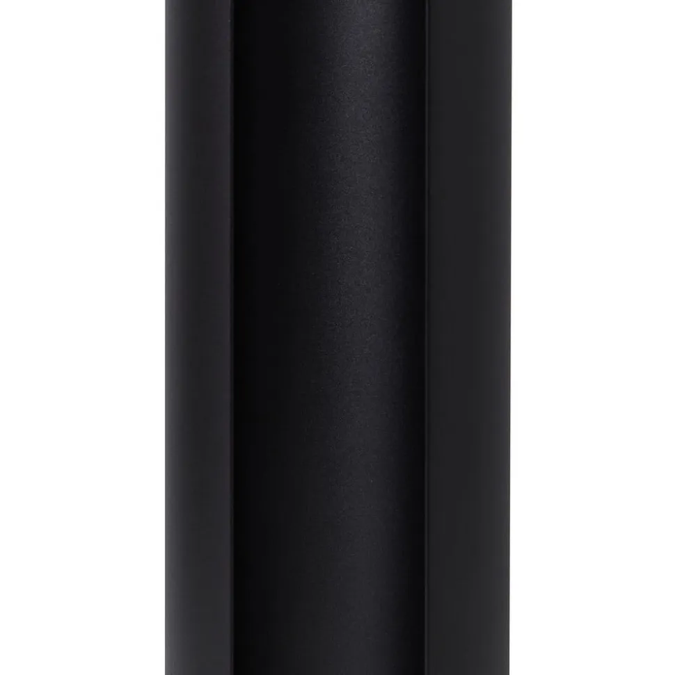 Lucande LED-gadelampe Raiku, sort, aluminium, 65 cm