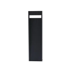 Lucande LED-gadelampe Tavion, 60 cm, antracit, IP65