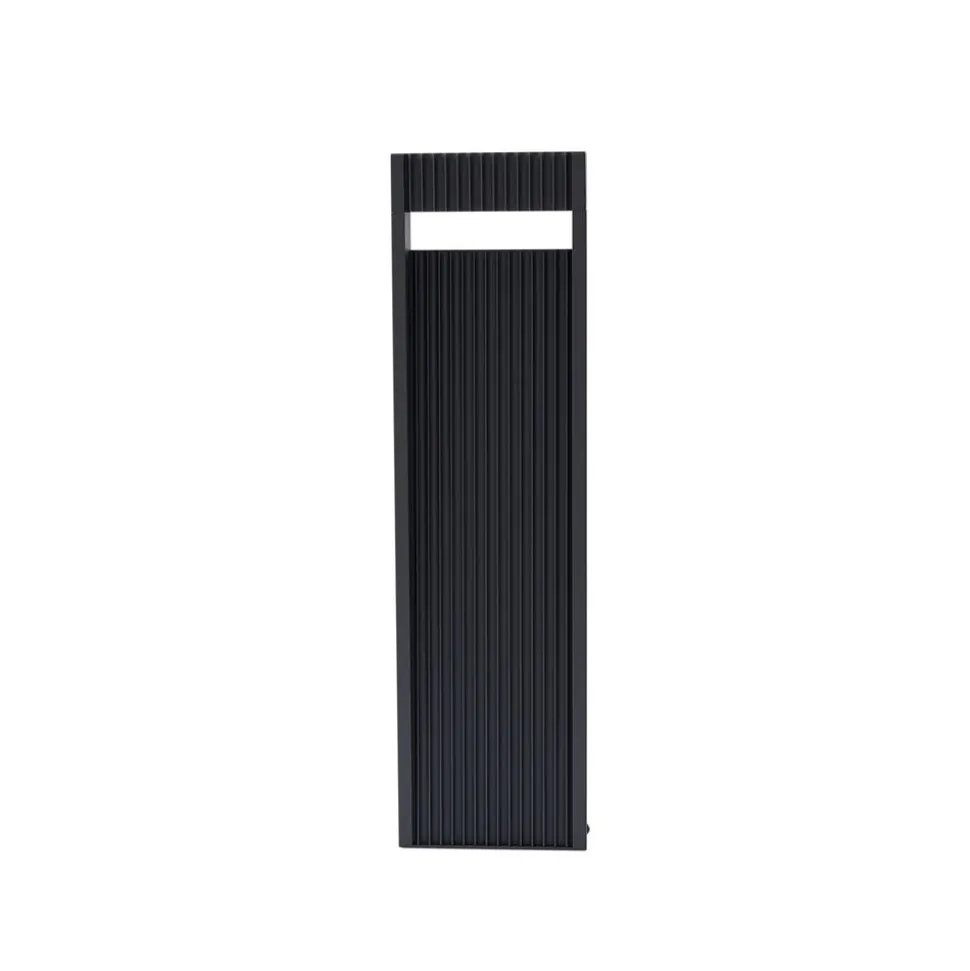 Lucande LED-gadelampe Tavion, 60 cm, antracit, IP65
