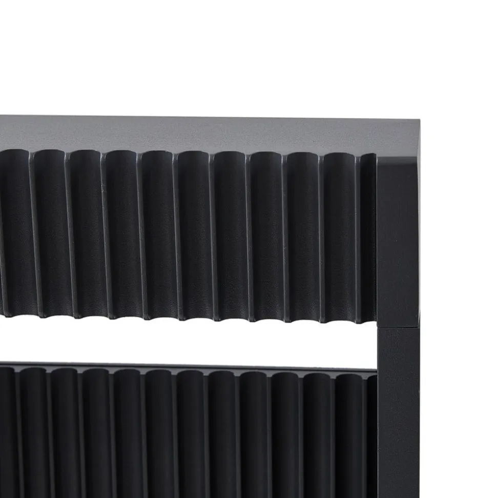 Lucande LED-gadelampe Tavion, 60 cm, antracit, IP65