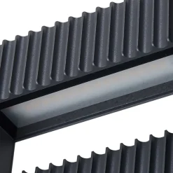 Lucande LED-gadelampe Tavion, 60 cm, antracit, IP65