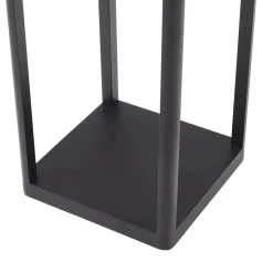 Lucande LED-gadelampe Thorvid, højde 120 cm, sort