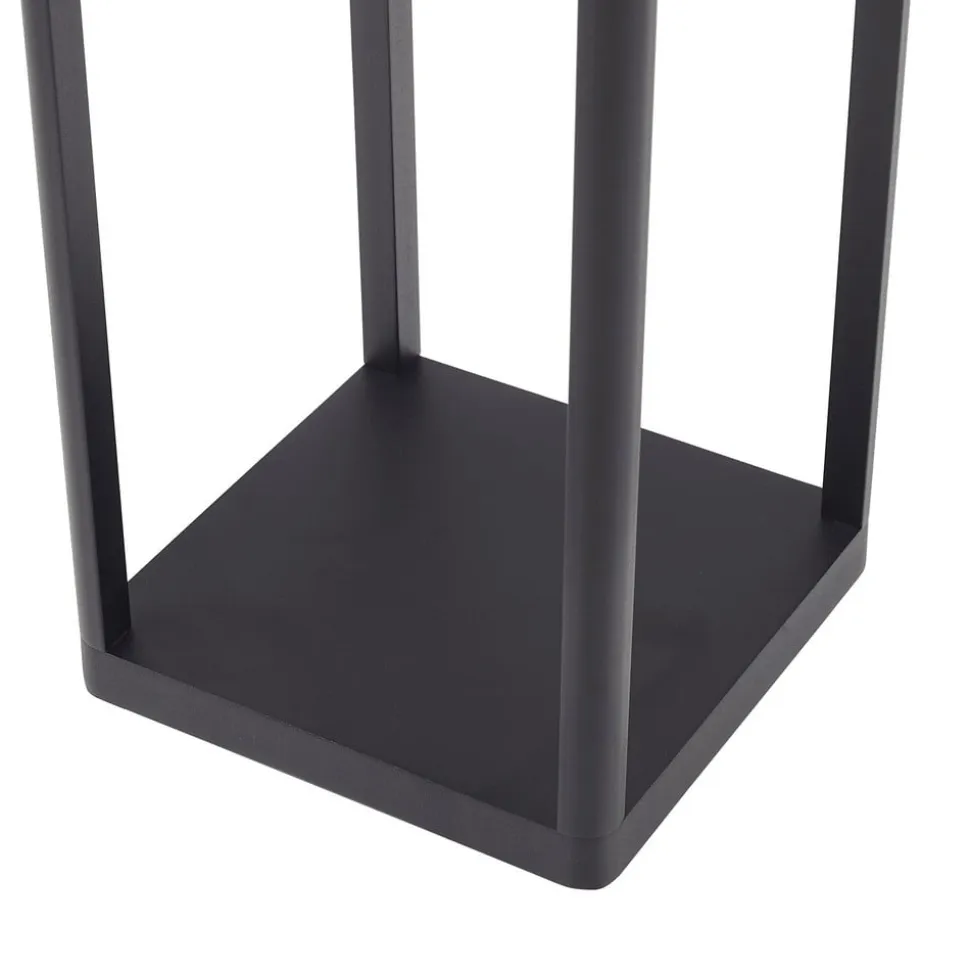 Lucande LED-gadelampe Thorvid, højde 120 cm, sort