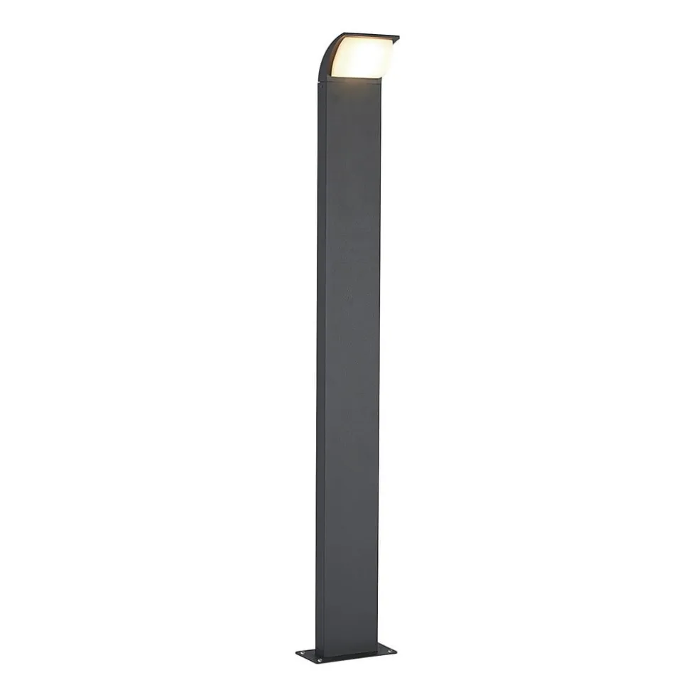 Lucande LED-gadelampe Tinna, 100 cm, antracit, IP65