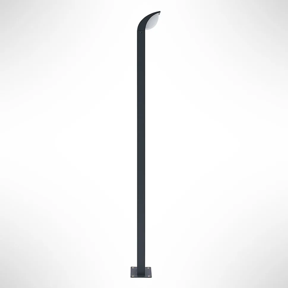 Lucande LED-gadelampe Tinna, 100 cm, antracit, IP65