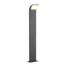 Lucande LED-gadelampe Tinna, 80 cm, antracit, IP65