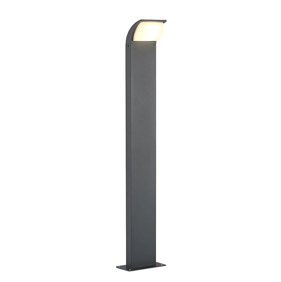 Lucande LED-gadelampe Tinna, 80 cm, antracit, IP65