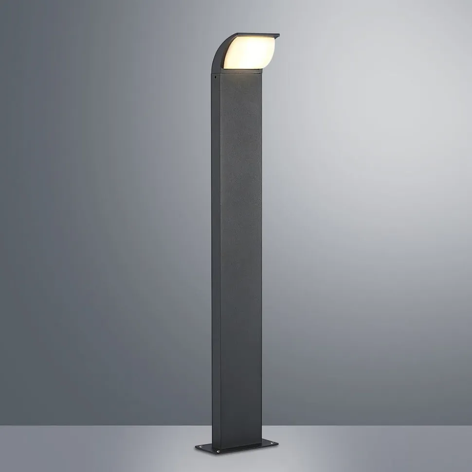 Lucande LED-gadelampe Tinna, 80 cm, antracit, IP65