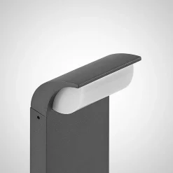 Lucande LED-gadelampe Tinna, 80 cm, antracit, IP65