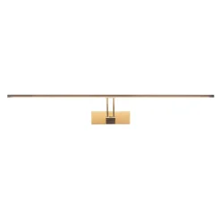 Lucande LED-gallerilampe Thibaud, 84 cm, nikkel, aluminium