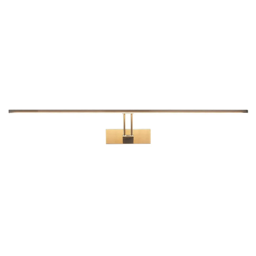 Lucande LED-gallerilampe Thibaud, 84 cm, nikkel, aluminium