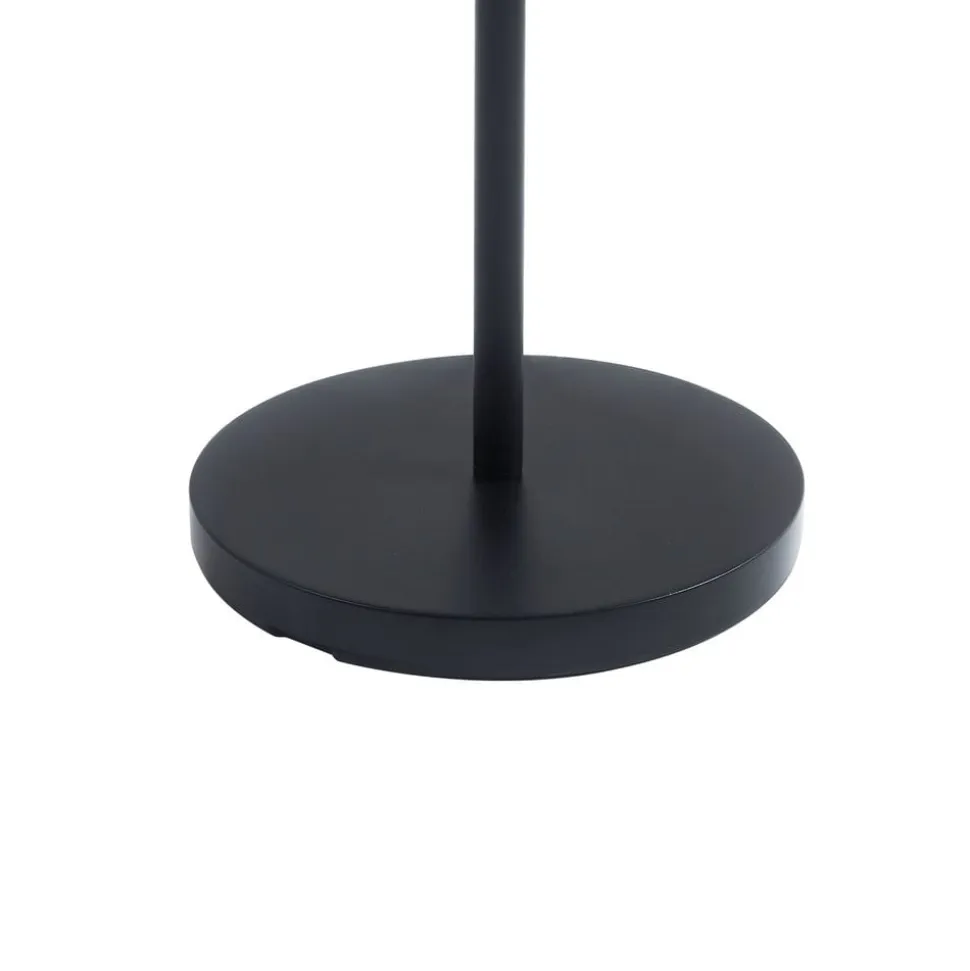 Lucande LED-gulvlampe Eligio, bambus, Ø 39 cm, RGB