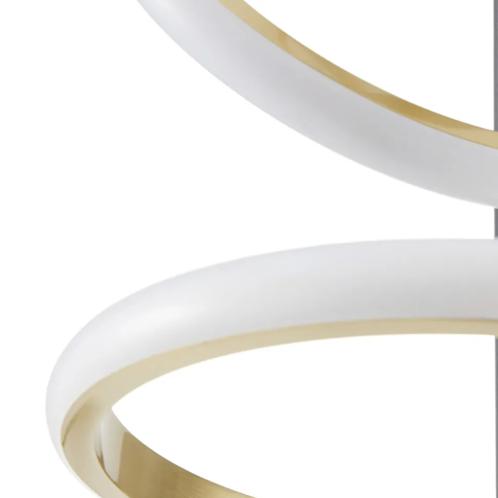 Lucande LED-gulvlampe Madu, sort, metal, 160 cm, dæmpbar