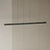 Lucande LED-hængelampe Arvon, sort, 117 cm, dæmpbar, CCT
