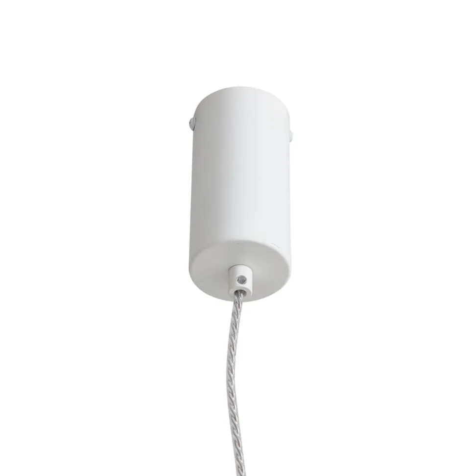 Lucande LED-hængelampe Fay, orange/mørkegrøn, glas, Ø 15 cm