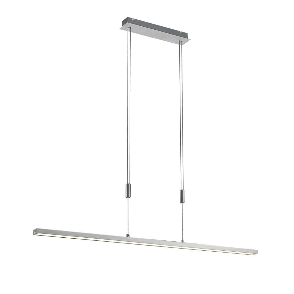 Lucande LED-hængelampe Myron, touchdæmper, CCT, aluminium