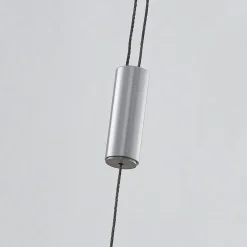 Lucande LED-hængelampe Myron, touchdæmper, CCT, aluminium
