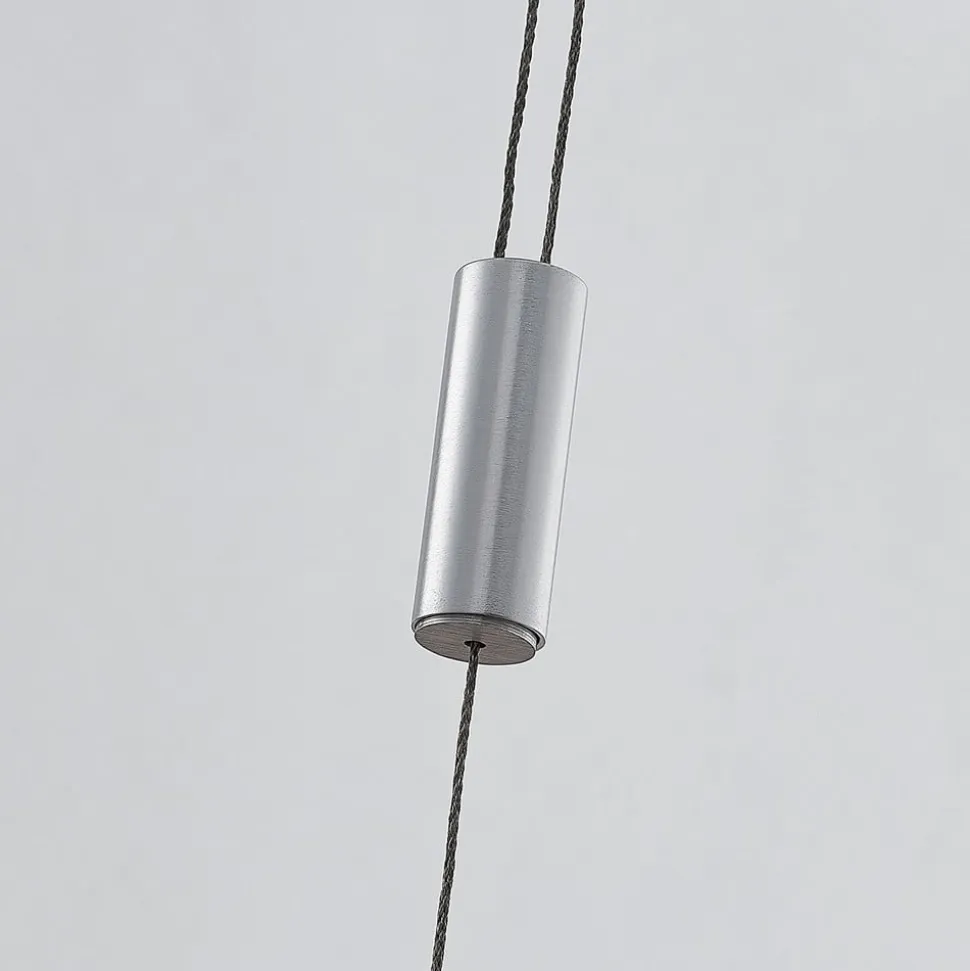 Lucande LED-hængelampe Myron, touchdæmper, CCT, aluminium