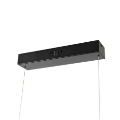 Lucande LED-hængelampe Nihalo, valnød, 122 cm, dæmpbar, CCT