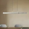 Lucande LED-hængelampe Torven, aluminium, CCT, udtrækkelig