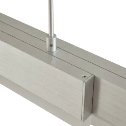 Lucande LED-hængelampe Torven, aluminium, CCT, udtrækkelig