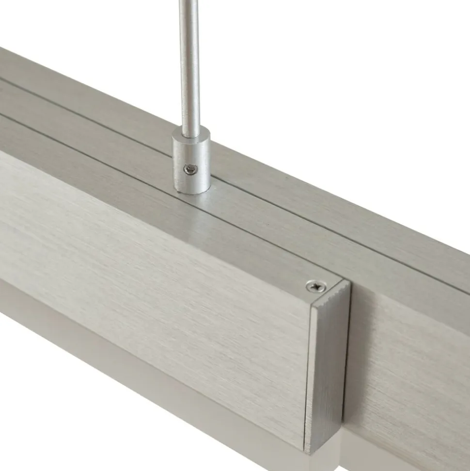 Lucande LED-hængelampe Torven, aluminium, CCT, udtrækkelig