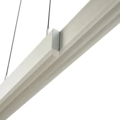 Lucande LED-hængelampe Torven, aluminium, CCT, udtrækkelig