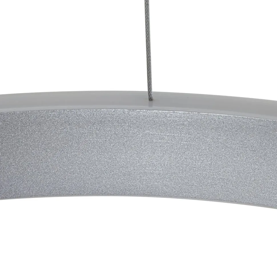 Lucande LED-hængelampe Yonam, Ø 60 cm, 1 lyskilde, aluminium, CCT