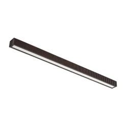 Lucande LED-loftlampe Emara, mørkt træ, eg, dæmpbar