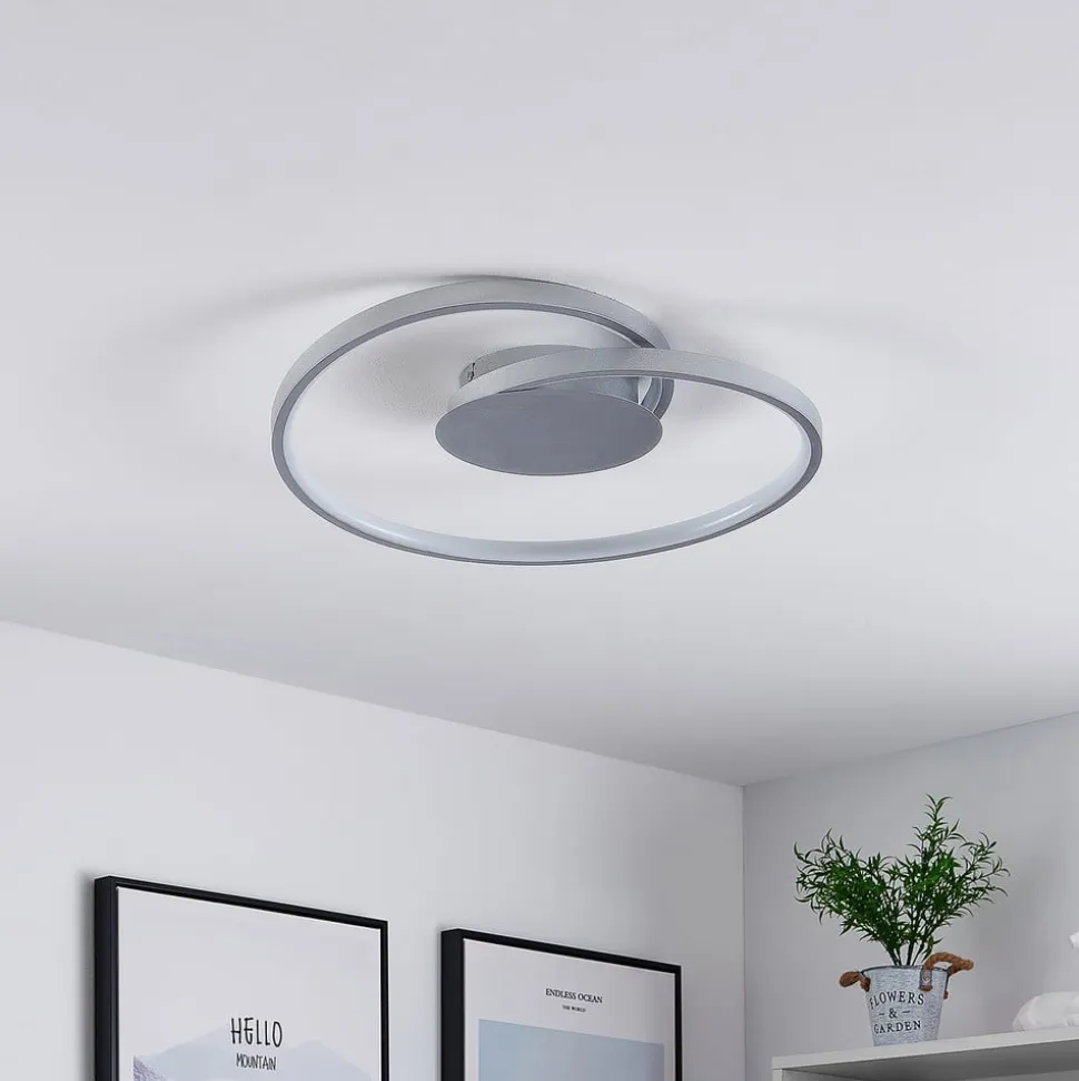 Lucande LED-loftlampe Enesa, Ø 46 cm, 2.700 K, dæmpbar