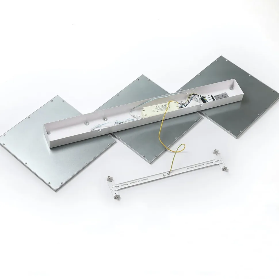 Lucande LED-loftlampe Ilira, 3 lyskilder, sølv, CCT, dæmpbar