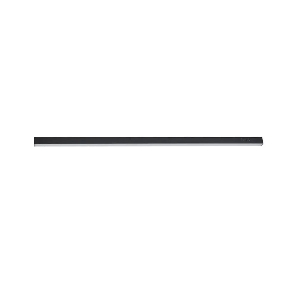 Lucande LED-loftlampe Teniona, 132 cm, sort, aluminium