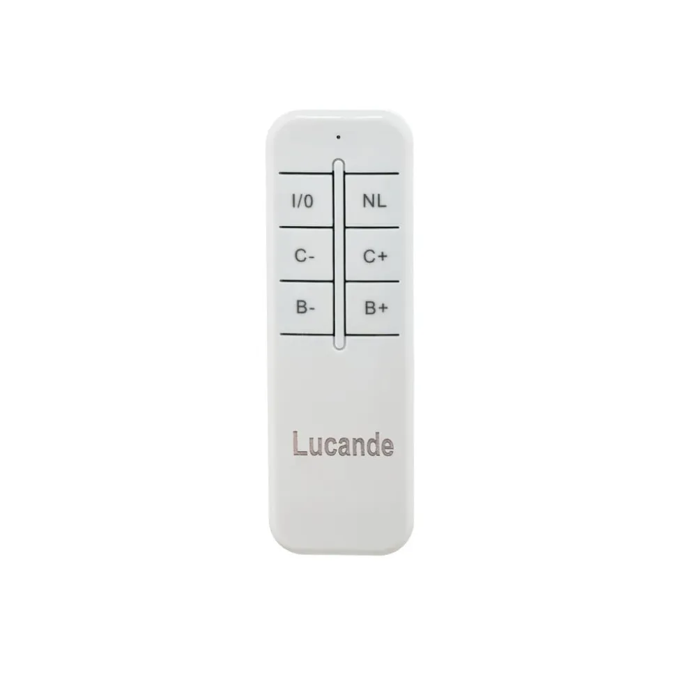 Lucande LED-loftlampe Teniona, 132 cm, sort, aluminium