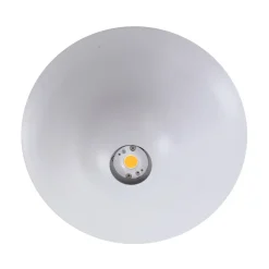 Lucande LED-loftslampe Orasa, glas, hvid/klar, Ø 43 cm