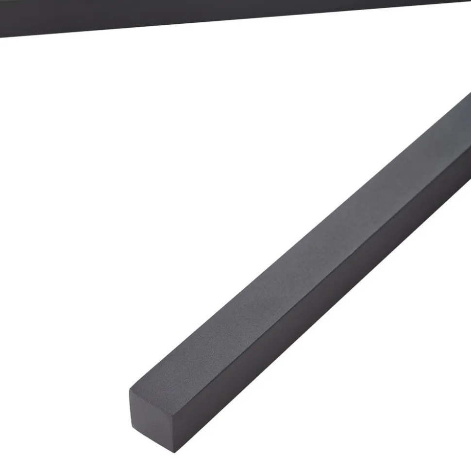 Lucande LED-loftslampe Tjado, Ø 70 cm, sort, metal