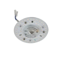 Lucande LED-loftventilator Kayu, hvid/træ, DC, 132 cm