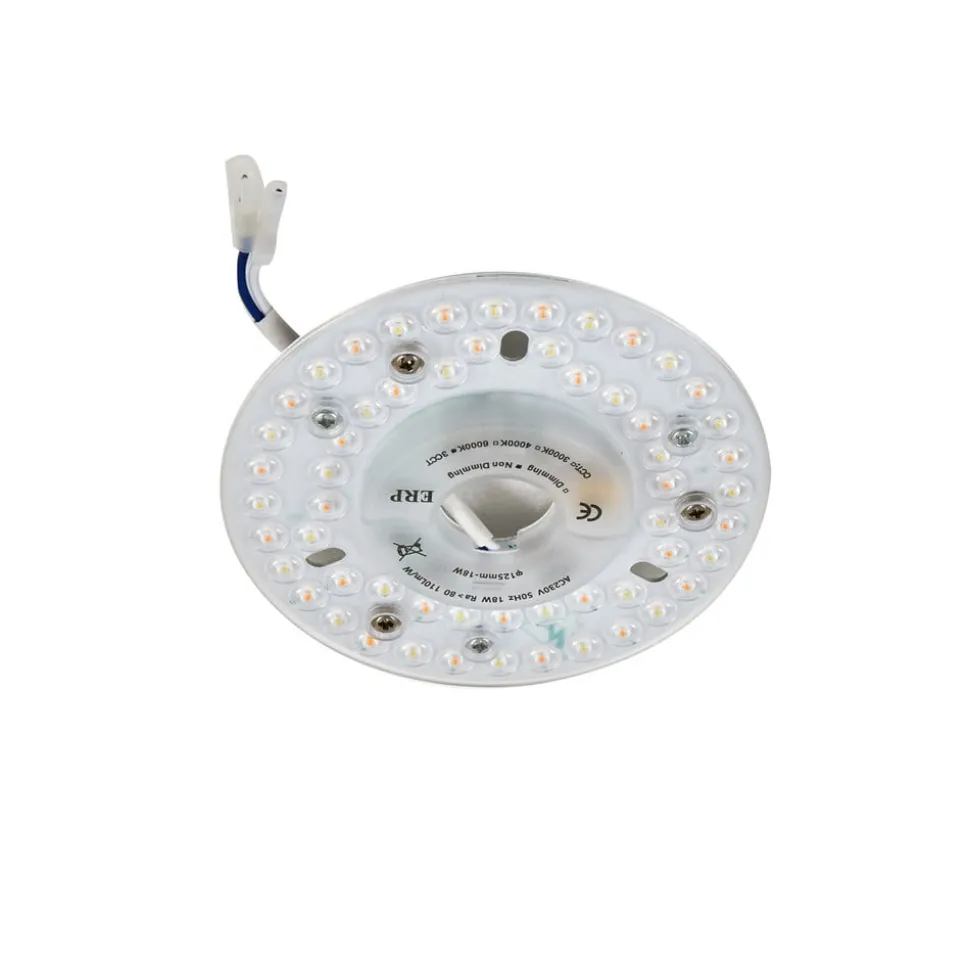 Lucande LED-loftventilator Kayu, hvid/træ, DC, 132 cm