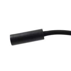 Lucande LED-læselampe Hetti, sort, metal, 14 cm høj