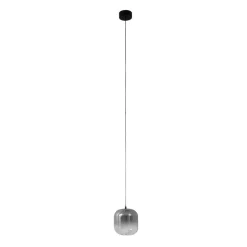 Lucande LED-pendel Avelina, Ø 14cm , 1-lys. sort