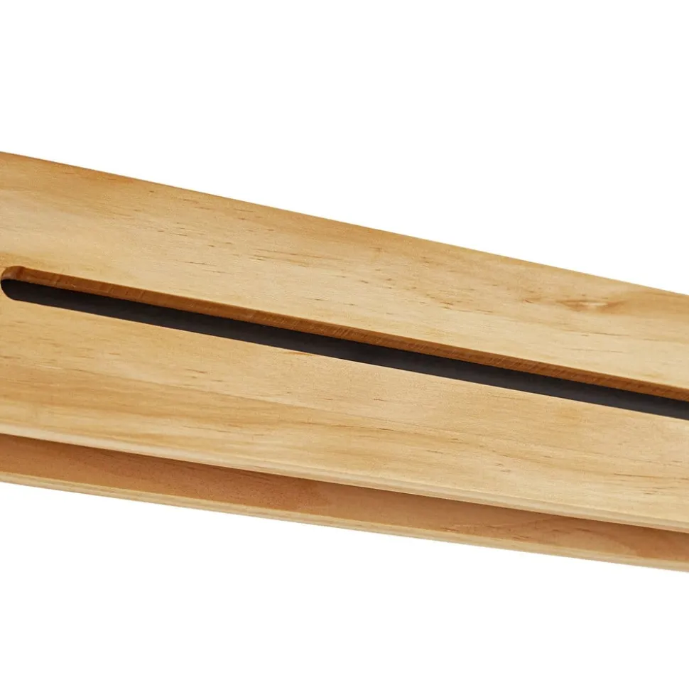 Lucande LED-pendellampe Darnor, træ, CCT, længde 100 cm