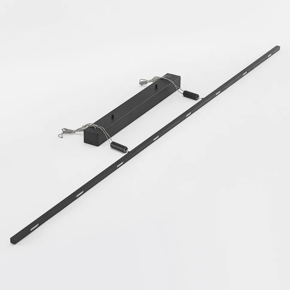 Lucande LED-pendellampe Stakato, 180 cm, 8 lyskilder, dæmpbar