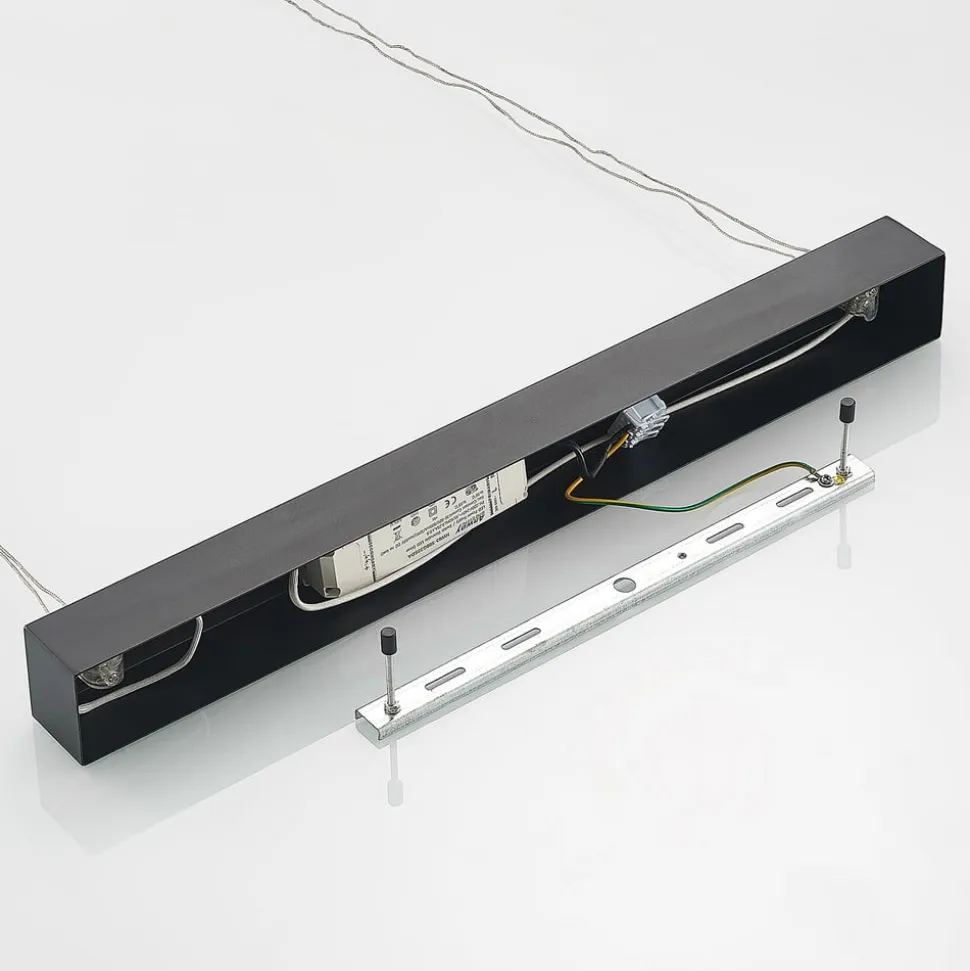 Lucande LED-pendellampe Stakato, 180 cm, 8 lyskilder, dæmpbar